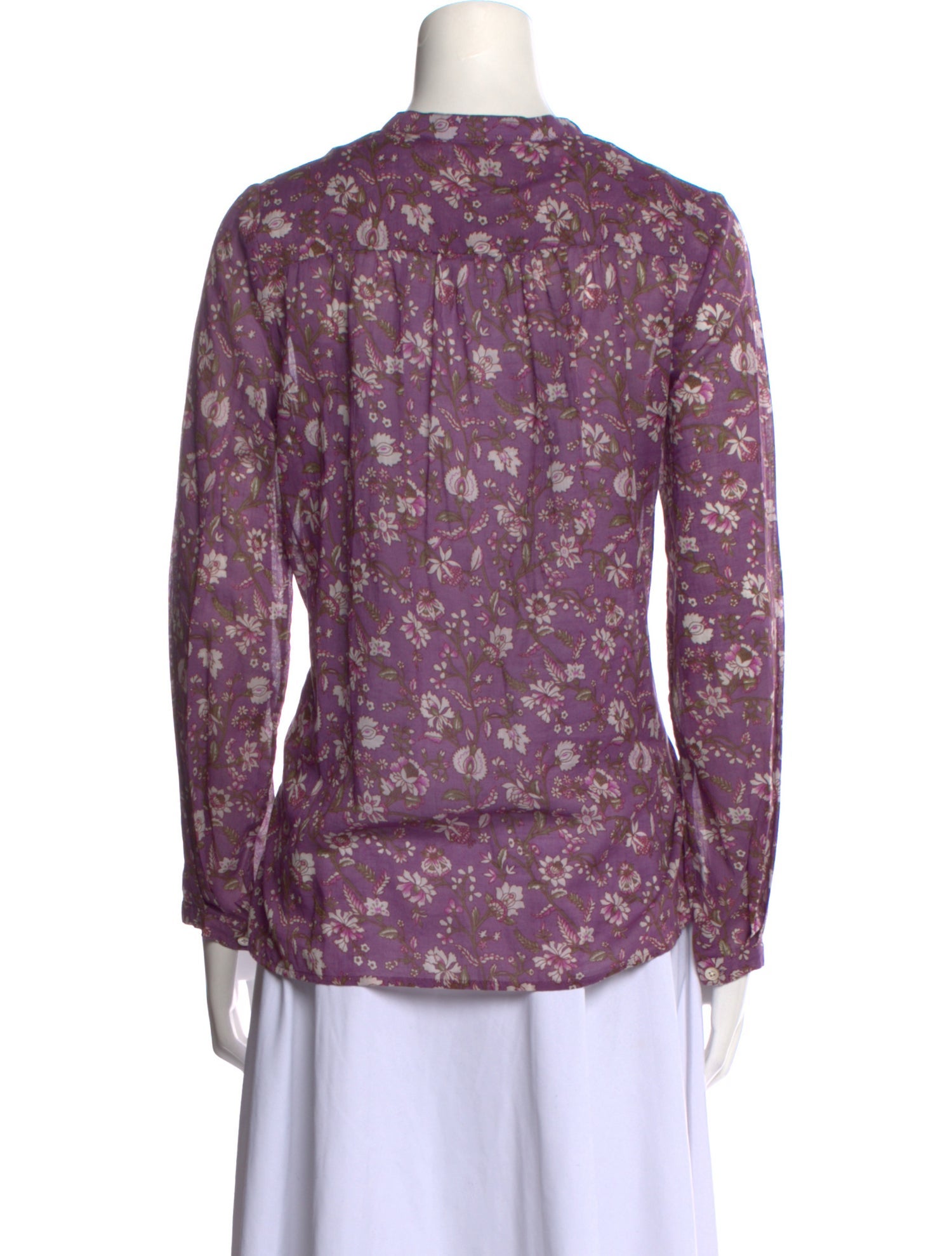 Étoile Isabel Marant Floral Print Crew Neck Blouse